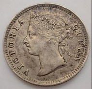 (1901)Hong Kong Five Cents/Circulation coins /(1901)香港伍仙銀幣/流通幣/Ref6333