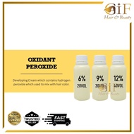 Hair Dye Hydrogen Peroxide Oxidant Developer Cream 6% 20VOL / 9% 30VOL / 12% 40VOL (120ml)