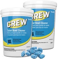 CREW Diversey Easy Paks Toilet Bowl Cleaner, Fresh Floral Scent, 0.5 Oz Packet, 90 Packets/tub, 2 Tu