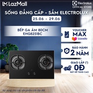 [Giao lắp 0Đ] Bếp ga âm Electrolux EHG8251BC 2 vùng nấu 80cm - Kiềng gang chắn gió ngắt ga tự động h
