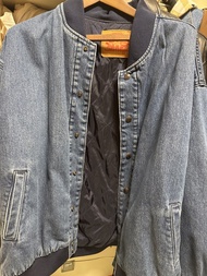 Levis 中性款牛仔棒球外套(已停售）