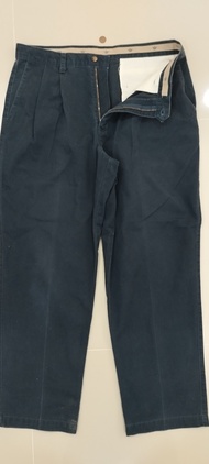 17VPPกางเกงเวสปอยท์ผู้ชาย  ขนาดMรอบเอว34นิ้ว West Point pants DOCKERS CLASSIC  FIT  สี น้ำเงินเข้ม