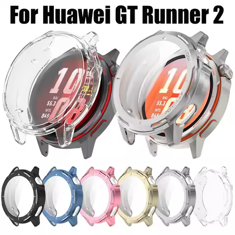Soft TPU Case For Huawei Watch GT Runner 2 Shell Protective Cover SmartWatch Screen Protector For Hu