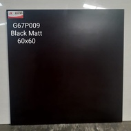 Granit Carport Teras 60x60 Black Matt Garuda Tile keramik lantai hitam