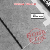 石塑 SPC 石紋卡扣式環保地板 厚6mm 加厚防火防水耐磨靜音 [WK66-51] 送珍珠棉防潮隔音地墊 無懼寵物百厭星 直接翻新地磚舊木地板磁磚瓦仔紙皮石泥水地台都可 DIY或拉師傅鋪都得 100