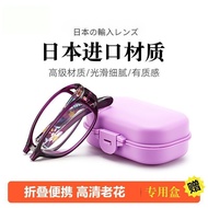 眼镜glasses日本老花镜女高清折叠便携式防蓝光抗疲劳老光眼镜 2nB7ZQkqm60315