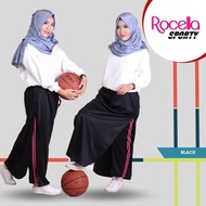 Rok Celana Sporty Rocella, Rok Muslimah, Rok Olahraga, Celana Training