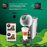 NESCAFE Dolce Gusto Genio S Touch Silver Automatic Machine With 2 box of NESCAFE Dolce Gusto AU LAIT INTENSO Capsules