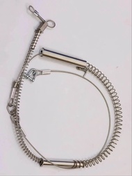 1PC Steel Wire Spring Replacement for Wild Boar Fox Rabbit Traps Two Section Single Stronger Spring 