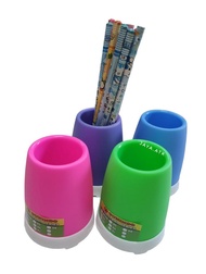 TEMPAT PULPEN PEN HOLDER ALAT TULIS MEJA PLASTIK WARNA PST-03 GUNINDO