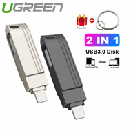 Ugreen คีย์แท่ง USB OTG 1TB 2TB 2 In 1แท่ง Usb ยูเอสบีแฟลชไดรฟ์ Usb Otg สำหรับ IPhone14/13/12/11 /X/