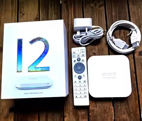 [Genuine]2025 New Unblock Tech Ubox 12 Android 12 Wifi6 ai voice 4GB64GB Hot in USA UK Japan Singapo