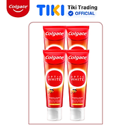 Bộ 4 kem đánh răng làm trắng răng Colgate Optic White từ khoáng núi lửa 100g