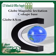 8.5cm Globe Magnetic Levitation C-shape base 360 degree rotating floating globe