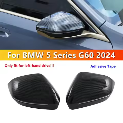 LHD For BMW 5 Series G60 2024 Rearview Mirror Cover Body Kit Accessories