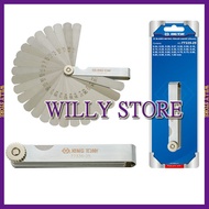 [WILLY STORE] KING TONY 77335-25 25 Piece Thickness Gauge Metric Feeding Gap