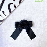 MOCHO Black Bow Brooch Pin, Awareness Breast Cancer Black Ribbon Pin, Lapel Pin Melanoma Cancer Skin