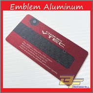 Emblem Engine B16 Engine B18 Aluminium Emblem Doch Vtec Emblem