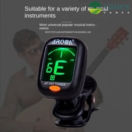 VANES Acoustic Guitar Tuner, Chromatic Rotatable Electric Digital Tuner, Guitar Tuner Rotatable Clip-On Professional Electronic Digital Guitar Tuner Acoustic Guitar