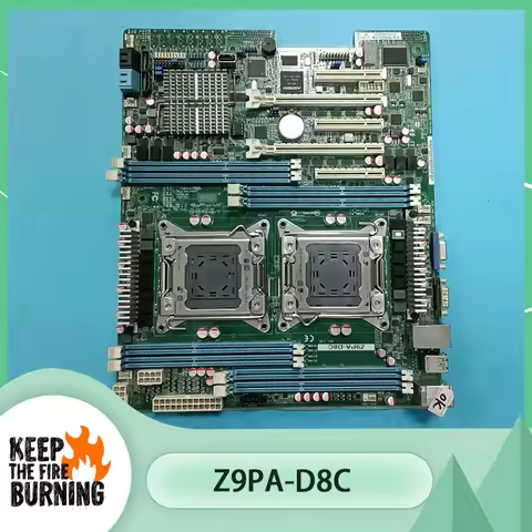 X79 Dual Server Motherboard LGA2011 Supports 2600V1/V2 Full Series CPU Z9PA-D8C