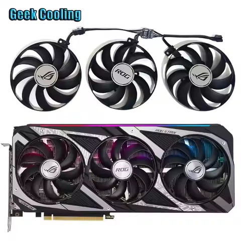 NEW 7PIN 88MM GPU Graphics card cooling fan,For ASUS ROG Strix GeForce RTX 3060、RTX 3050