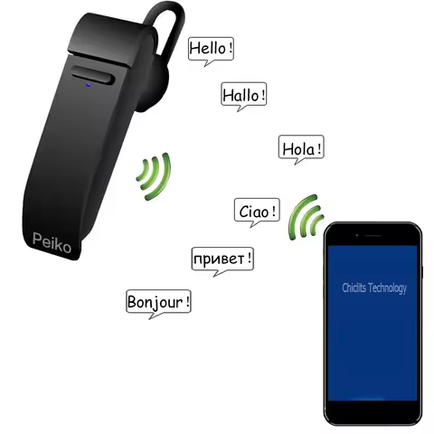 Voice Translator Wireless Bluetooth Translate Earphone 16 Languages Intelligent Business Phone Tradu