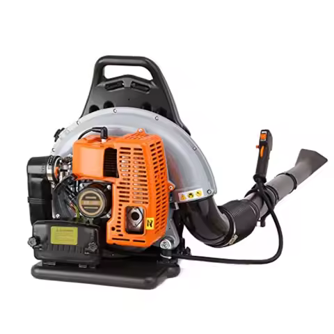 Commercial-Grade Backpack Gas Powered Leaf Blower with 2.7kW 850CFM 63CC 4.3HP 2-Stroke Engine Air-C