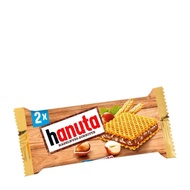 hanuta wafer with hazelnut cream 44g. From Germany 2 Pieces Of Wafers