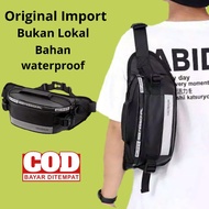 Sling Bag Sling Waistbag Waist Bag Men's Waist Bag Male Guy Import Waterproof