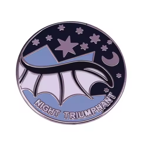 Sarah J. Maas ACOTAR Night Triumphant Lapel Pin brooch Rhysand Bookish Badge Mountain Stars Aestheti