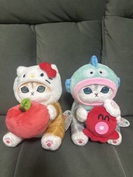 Mofusand Sanrio Kitty 水怪 公仔
