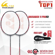 【Lee Chong wei's】YONEX Racket ARCSABER 11 PRO Double Badminton Racket Free string bag and grip