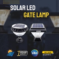 <SOLAR>MODERN OUTDOOR SOLAR LED GATE LAMP OUTDOOR SOLAR PILLAR LAMP