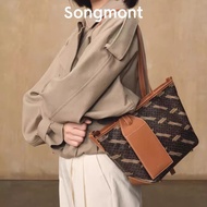 Songmont Mont Tote Bag Half Day Leisure Monogram Series Commuting Shoulder Bag Small Size