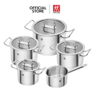 ZWILLING ชุดหม้อสแตนเลสรุ่น ZWILLING PRO 5 ชิ้น สีเงิน N65120005