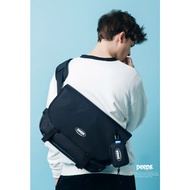 PEEPS ABOVE MESSENGER BAG WITH CARABINER & MINI POUCH – WATER-RESISTANT SCHOOL TRAVEL CROSSBODY BAG 