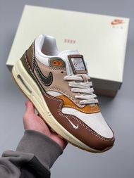 【พร้อมส่งของแท้💯/ รุ่นนี่ใส่ตรงไซส NIKE Air Max 1 Premium Wabi-Sabi แฟชั่น รองเท้ากีฬา（สินค้าพร้อมกล่อง อุปกรณ์ครบ จัดส่งฟรี）