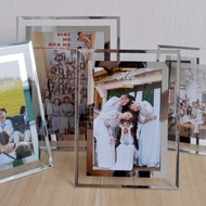 Photo frames, certificate frames A4(21x30)cm and A5(15x21)cm high quality borderless crystal glass f