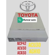 Toyota air cond filter/cabin filter vios ncp42/camry acv30/estima acr30/harrier acu30/alphard agh10 