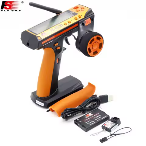 FLYSKY FS-GT3C GT3C RC Car Radio Transmitter with GR3E Receiver for RC Car Truck Crawler Jeep Boat 4