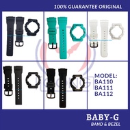 [ORIGINAL] BABY-G BA110 BA111 BA112 BA120 BA125 BAND AND BEZEL "bnb" KEPALA TALI Items CASIO 100% OR