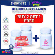 Best Seller - Promo Buy 2 Get 1 Free Beaudelab Collagen Drink 50 Kapsul Pemutih Badan Permanan