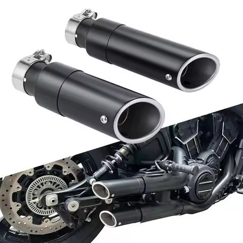 Slip-On Exhaust System Shorty GP Slip Ons Mufflers with DB Killer Silencer for Indian Scout Bobber S