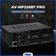 Sunbuck Audio Amplifier Bluetooth HiFi USB Adjustable USB MP3 FM 1000W - AV-MP326BT PRO