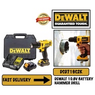 DEWALT DCD716C2K Cordless Hammer Drill 10.8V Battery Concrete Drill Set