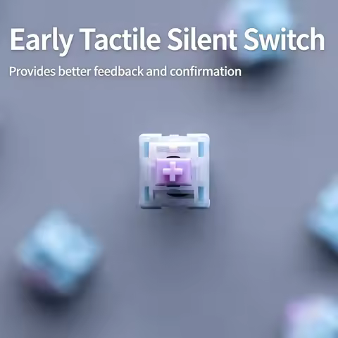 HMX Sand Silent Switch 5-pin Silent Tactile Switches 40g POM TPE Smooth Fine Lubrication Custom Mech