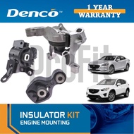 1Y Warranty Mazda CX-5 KE 2.0 2.5 2WD 4WD 12-17 cx5 KE Mazda6 Mazda 6 2.0 2.5 GJ GL SKYACTIV Denco Engine Mounting Set