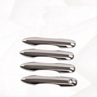 aihei สำหรับ Toyota Prius 50 2016 2017 2018 2019 2020 Xw50 Abs Chrome คาร์บอนไฟเบอร์สีดำมือจับประตูค