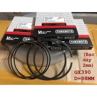 Honda GX390 188F GX420 190F GX460 192F engine piston ring (2mm thick silver)