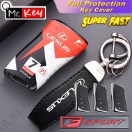 【Mr.Key】Lexus F Sport 2/3/4 Buttons Key Case Cover For NX IS RX ES GX LX LS UX GS 200 250 300 350